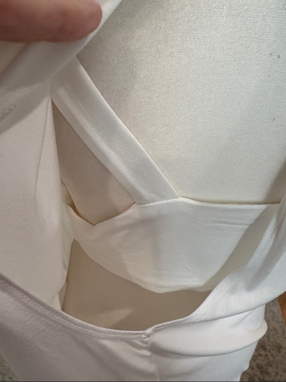 Trina Turk Torme White Knit Top Sleeveless Keyhole Back Size S View 6